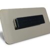KWMB | Framed Name Tag - Black/Silver 1.5x3 - Image 2