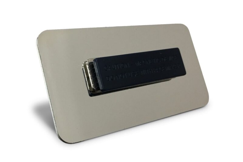 Coalition | Framed Name Tag - Silver Block 1.5x3 - Image 2