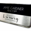 KWMB | Framed Name Tag - Black/Silver 1.5x3