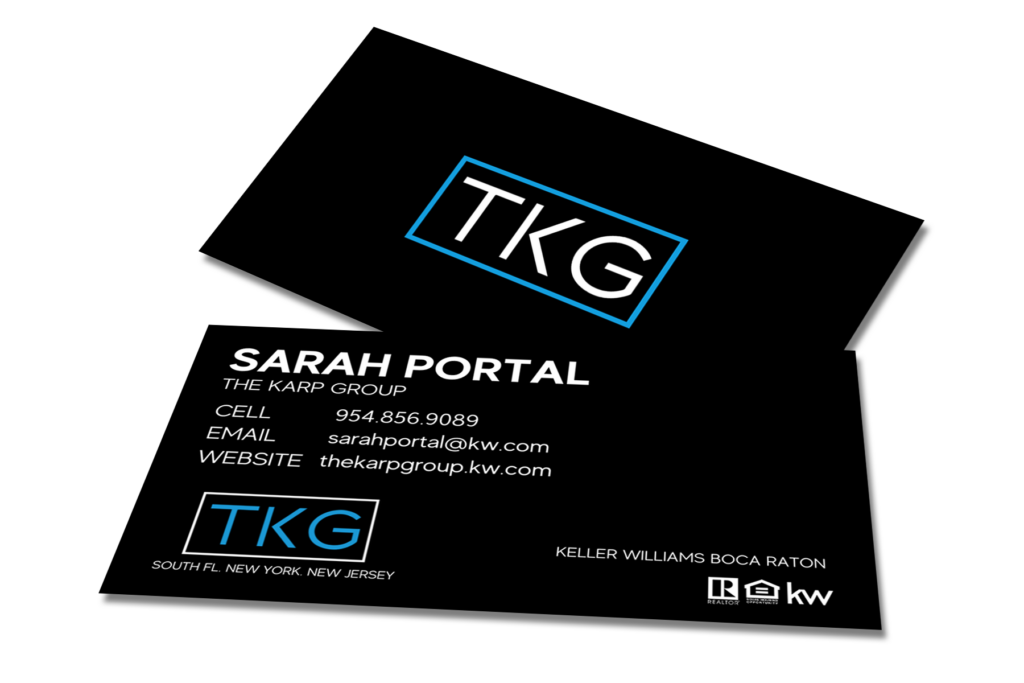 TKG Black Business Card
