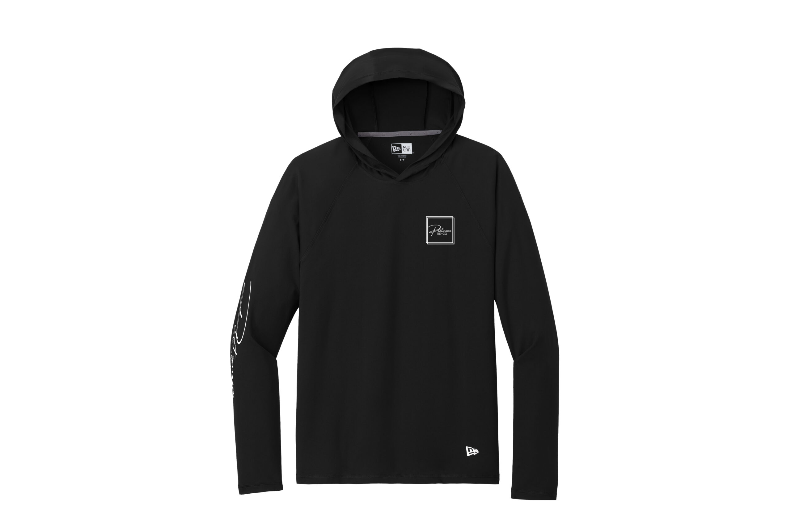 Platinum Re-Co | New Era® Power Long Sleeve Hoodie - Direct To Film - Image 2