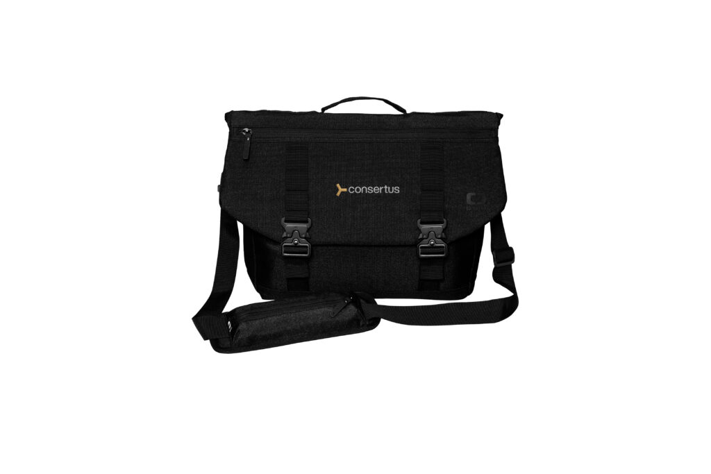 Consertus | OGIO® Command Messenger Bag - Embroidered